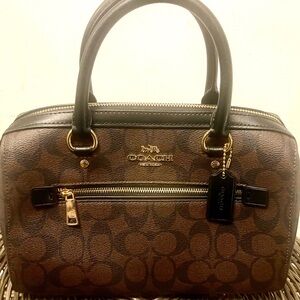 Coach Brown Signature Handbag